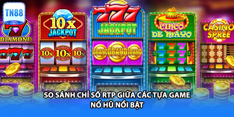 So sánh chỉ số RTP giữa các tựa game nổ hũ nổi bật